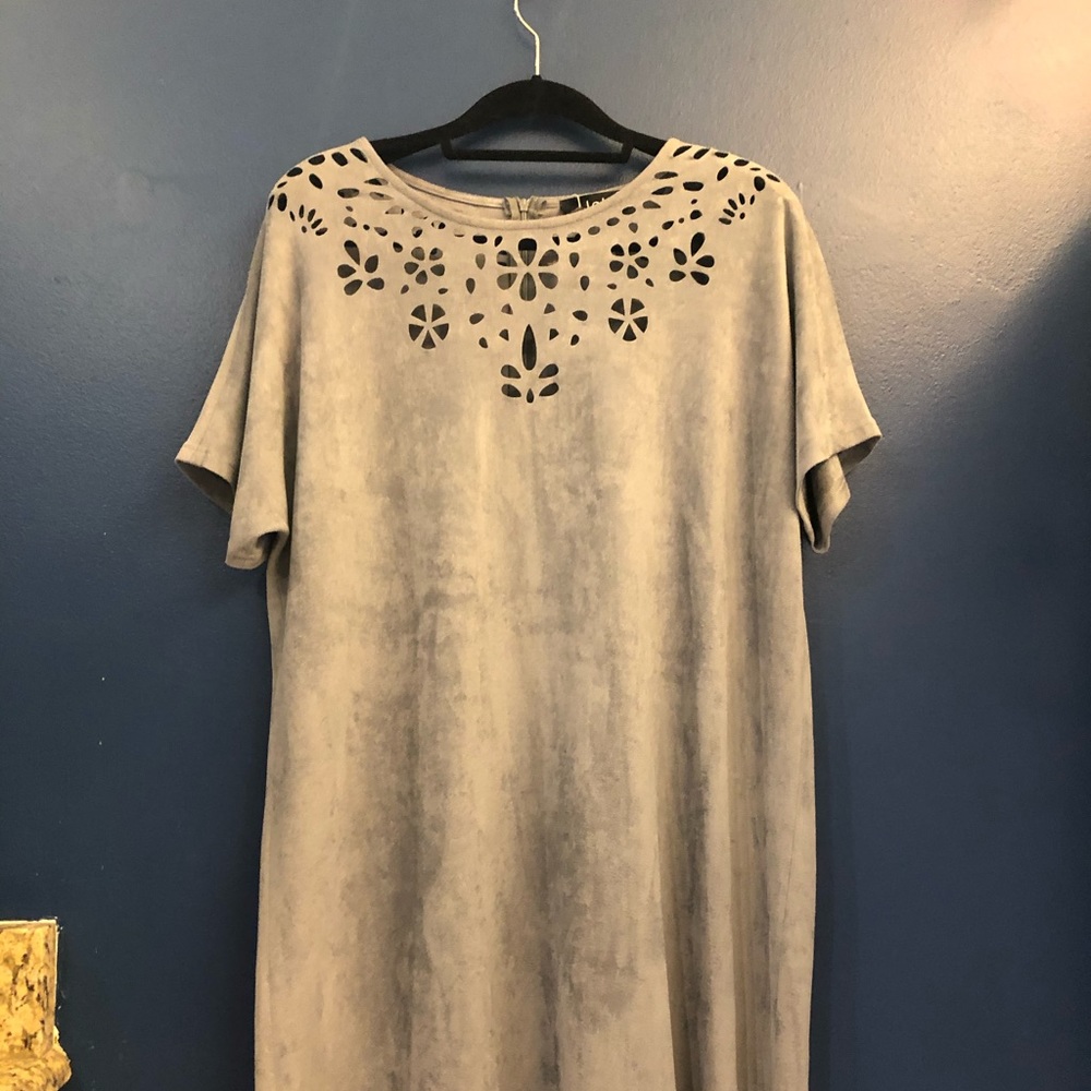 Cotton Suede Dress